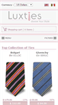 Mobile Screenshot of luxties.com